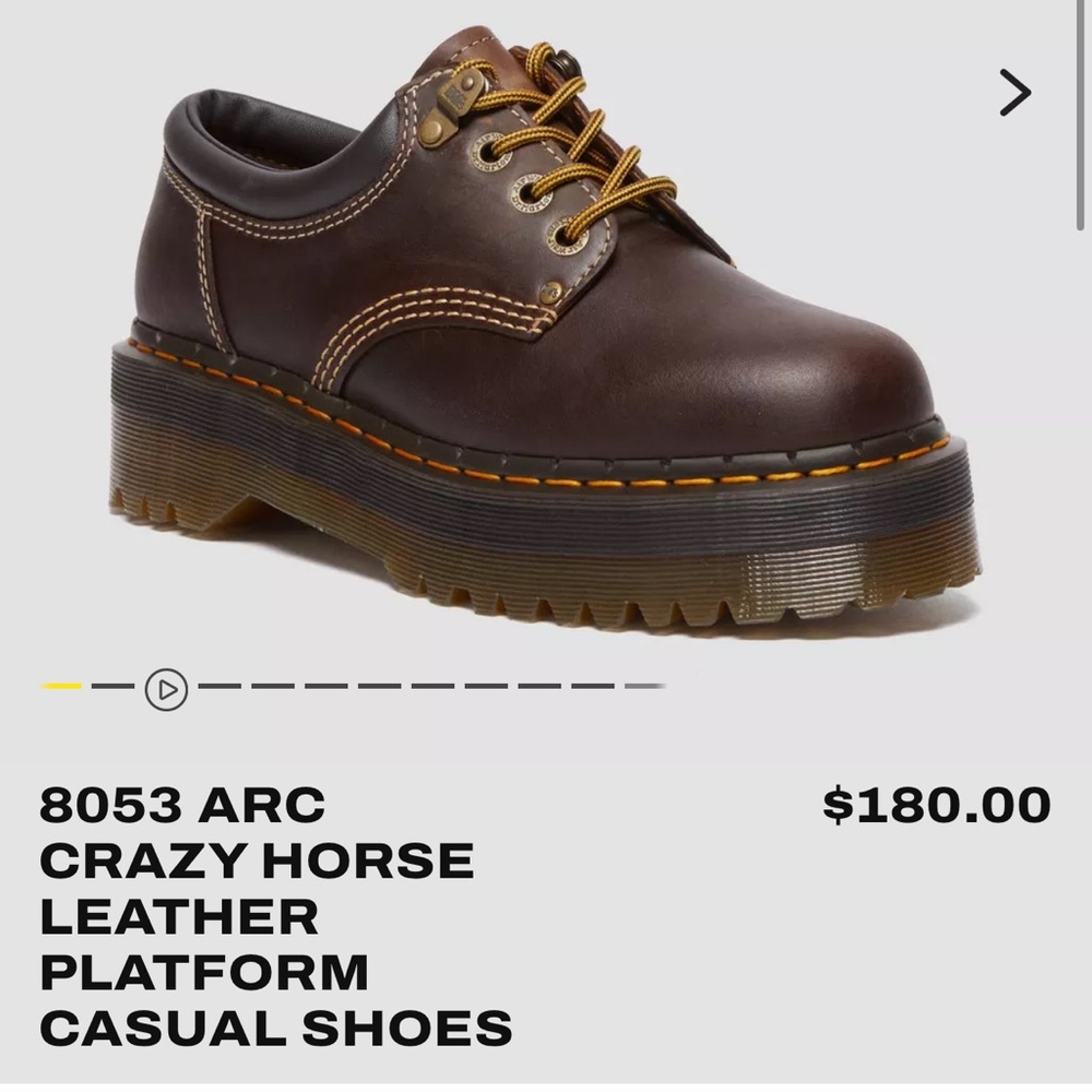 Dr Martens 8053 Crazyhorse Quad loafers